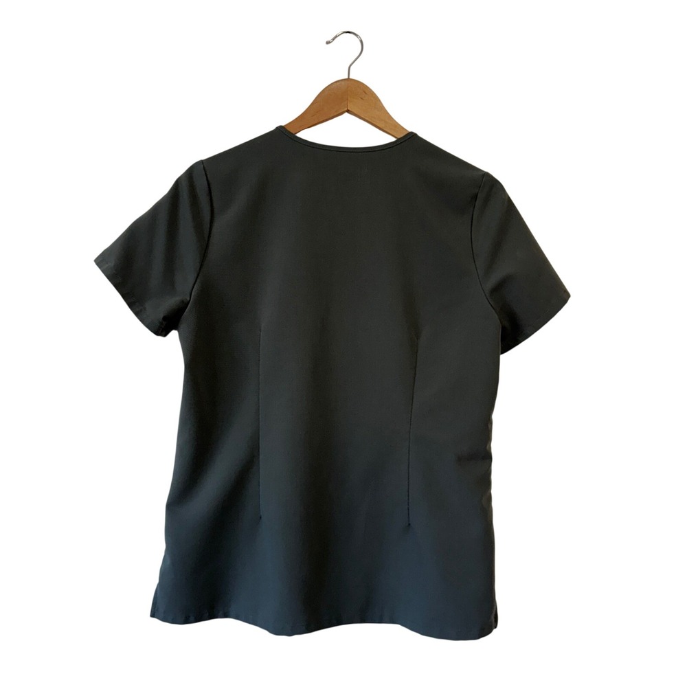 FIGS Catarina Technical Collection Scrub Top V Neck Gray Size S FW1000 - Picture 2 of 5